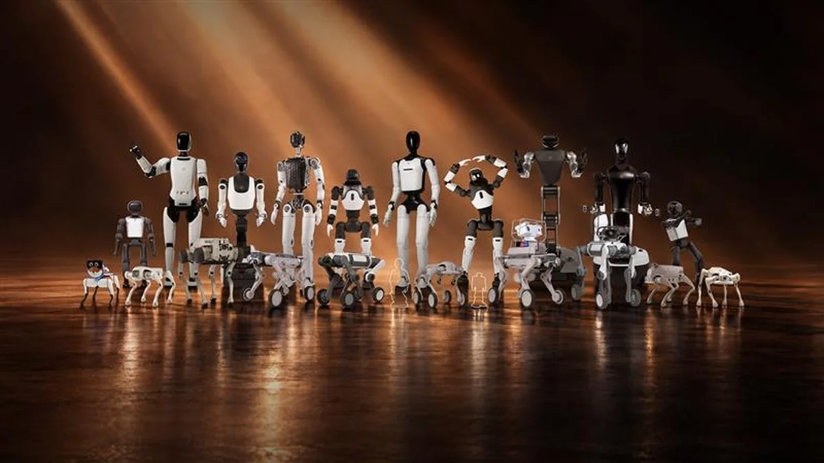 Catálogo completo de soluciones robóticas de FF EAI Robotics con humanoides, cuadrúpedos y bases autónomas