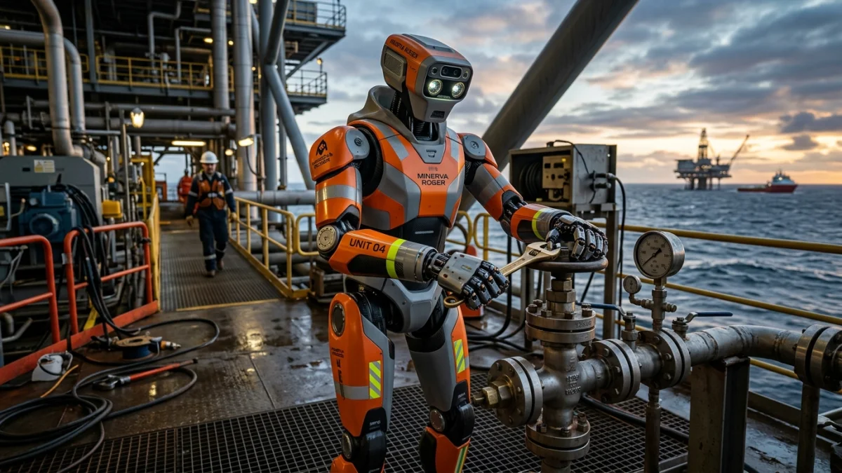 Minerva Humanoids dévoile Roger : Un bipède téléopéré pour les environnements extrêmes