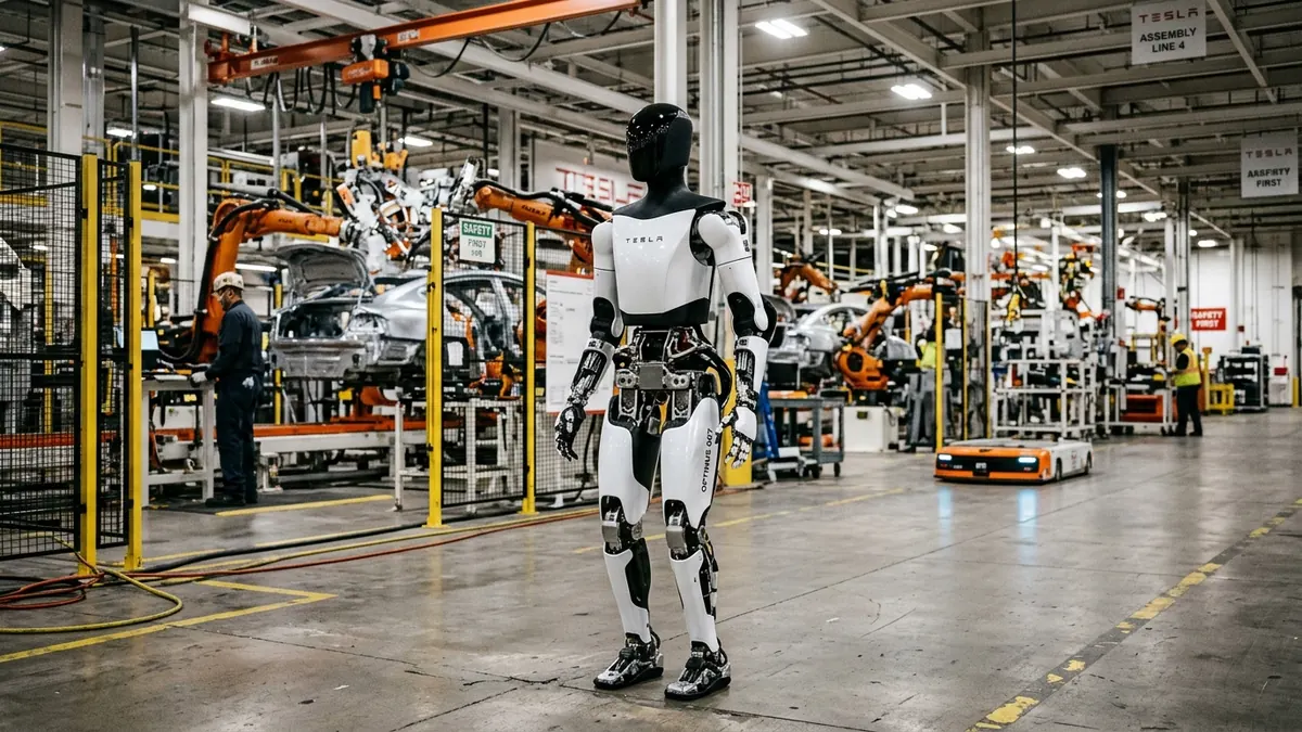 Tesla Optimus entra en producción en la factoría de Fremont: despliegue de la flota interna Optimus Academy