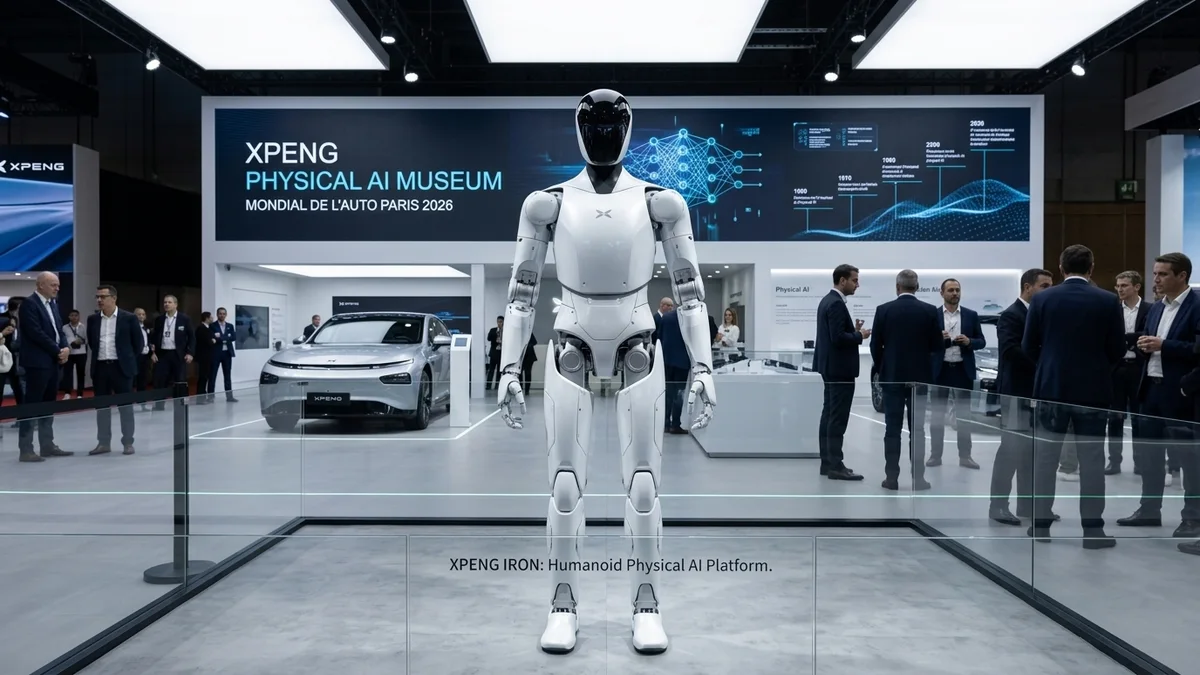 XPENG Presenta el Robot Humanoide IRON en Europa en el Salón del Automóvil de París 2026