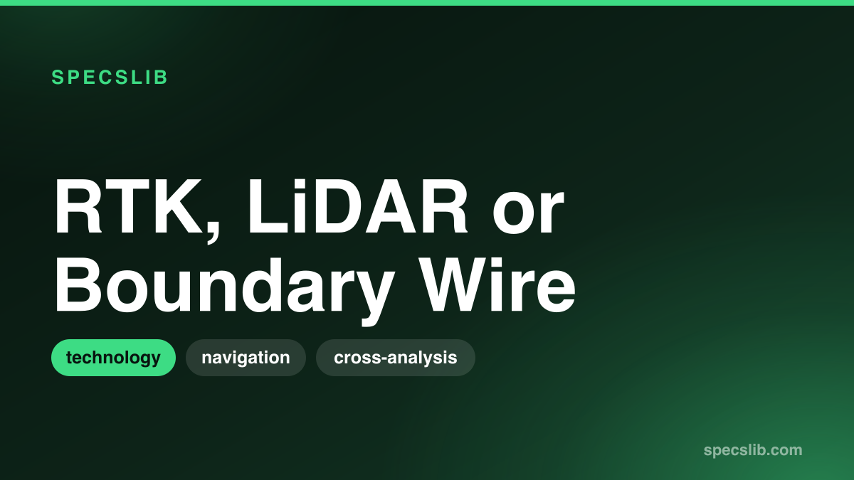 RTK, LiDAR or Boundary Wire: What Independent Testers Actually Found in 2026