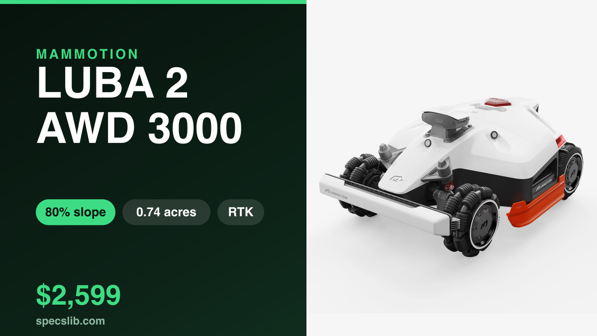 Mammotion LUBA 2 AWD