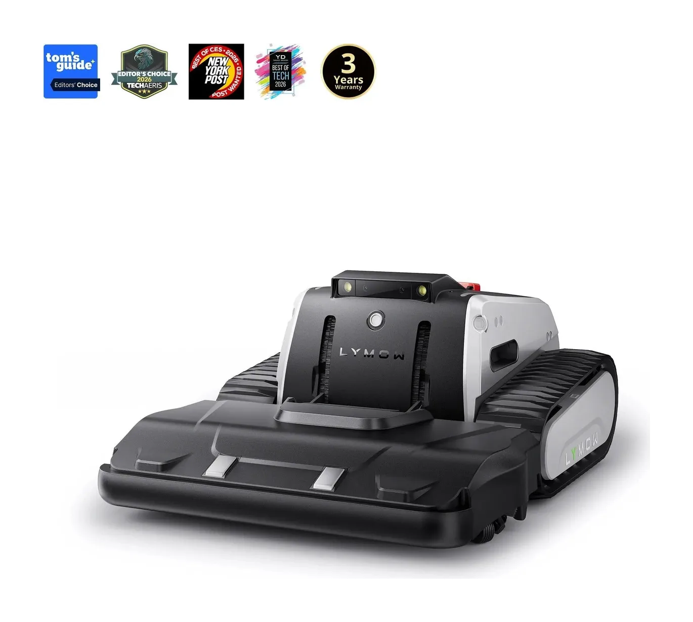 Lymow One Plus tracked robotic lawn mower