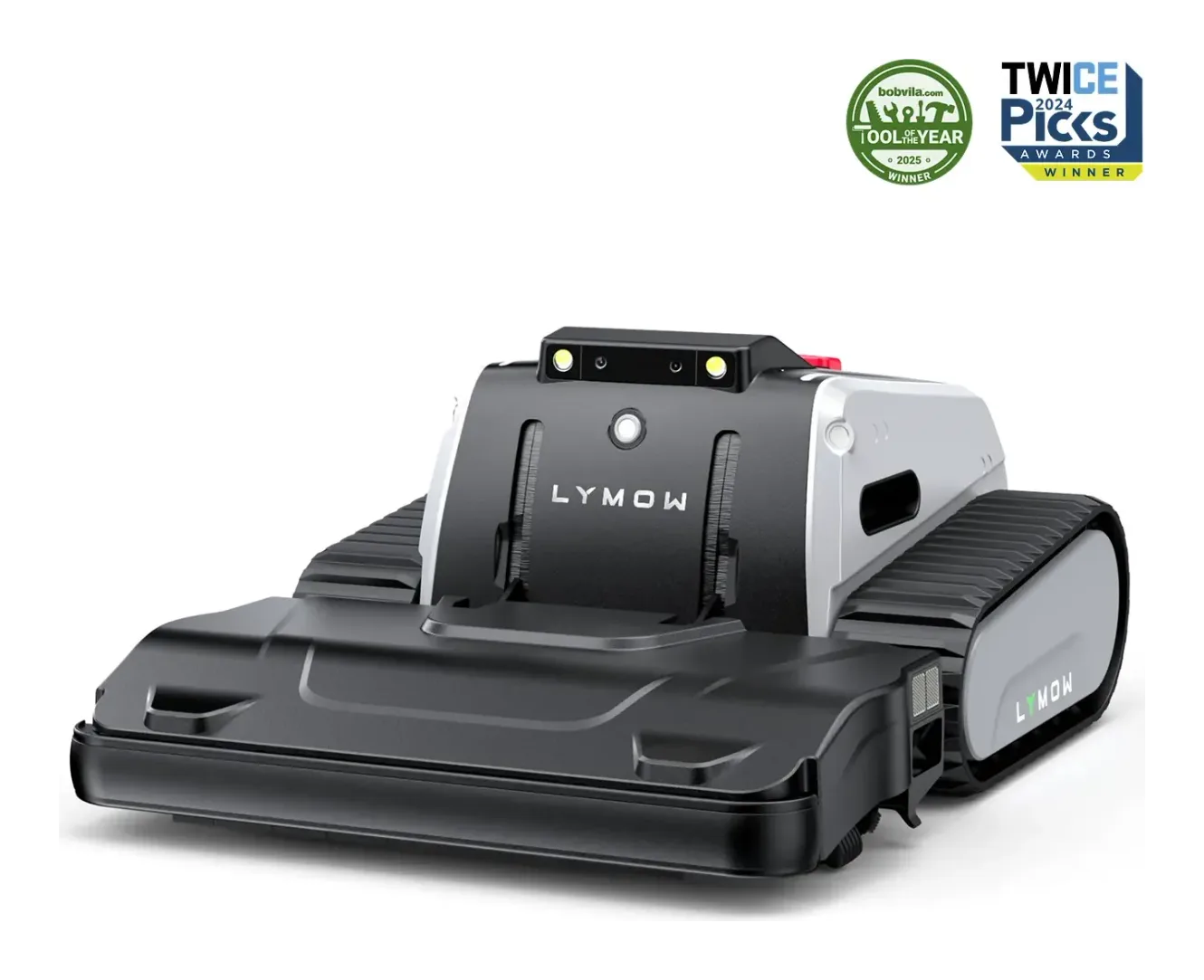 Lymow One tracked robotic lawn mower